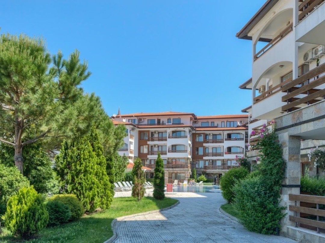 Gartenanlage und Resort – Apartment Sonnenstrand